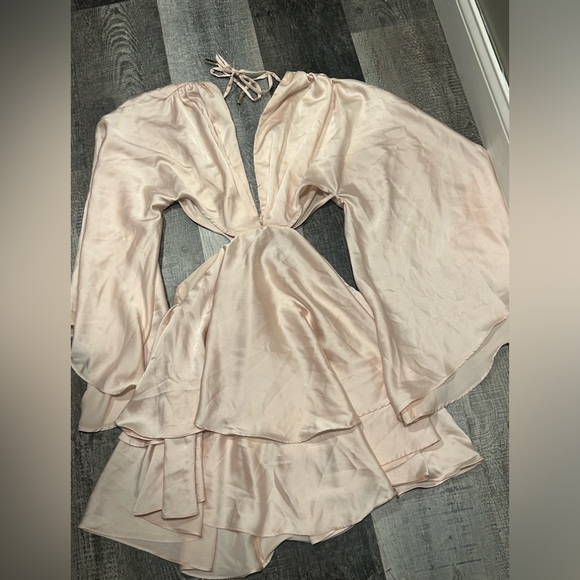 Michael Costello x Revolve Allete Dress in blush - Picture 3 of 4